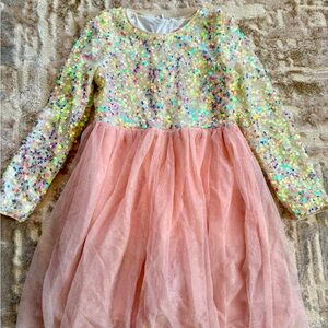 Girls size 6 long sleeve fancy dress